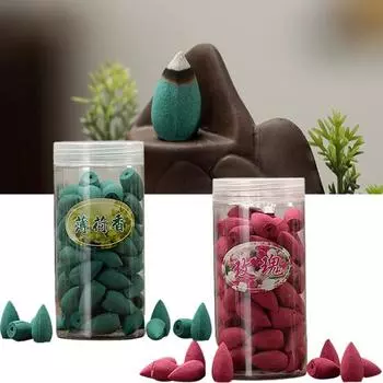 80 шт./ведро, полезные конусы для благовоний, многофункциональные конусы для снятия стресса, полезные благовония с лимоном и розой для гостиной F