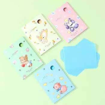 80 шт. впитывающих салфеток для лица, бумажные салфетки для лица из древесной массы, впитывающие жир бумажные салфетки, косметика, макияж, инструменты для очистки лица