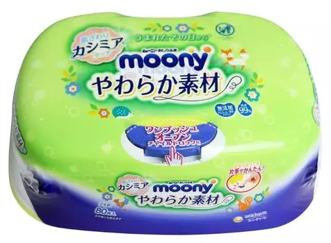 80 штук детских салфеток Moony 80 штук детских салфеток Moony