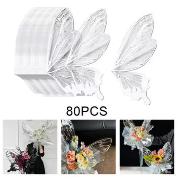 80 штук упаковочной бумаги для цветов, цветочный букет, товары для флористов золотистый