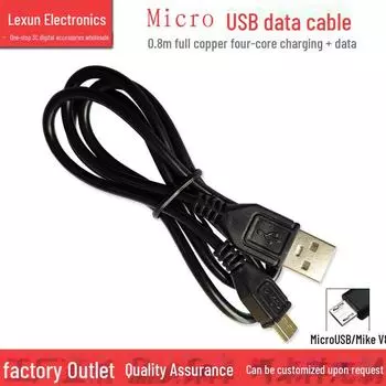 80 см полностью медный кабель Micro USB V8 для передачи данных для зарядки Android 80cm copper