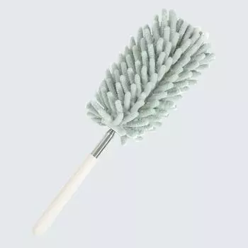 80 см телескопическая тряпка из микрофибры с удлинителем из нержавеющей стали для уборки бытовой пыли для потолочных вентиляторов кофейный