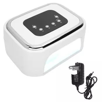 80 Вт лампа для сушки геля для ногтей УФ-светодиодная 4-ступенчатая синхронизирующая лампа для сушки геля для ногтей 100240 В вилка US