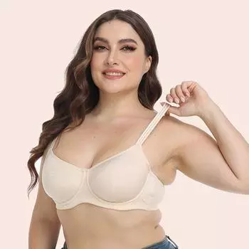 80B-110E женский ультратонкий бесшовный бюстгальтер в сборе, элегантный декор из металлической проволоки, регулируемый ремень, непровисающее повседневное повседневное нижнее белье 100B