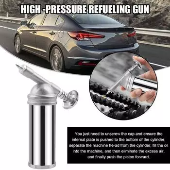 80cc Capacity 1000PSI Output Pressure Oiler Mini Grease Tools Gun Gun Pressure Oiler Hand High Mini Machine Oil Handheld Y1L5