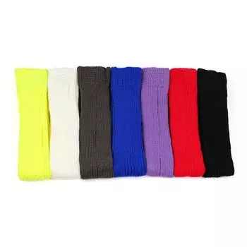 80Cm Women Leg Warmers Winter Girl Female Leg Cover For Gym Fitness Knitted Wool Dance Ballet Yoga Loose Socks Long Stocking светло-серый