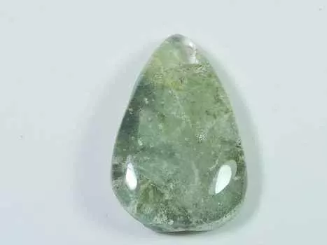 80Cts. Садовый кварцевый грушевидный кристалл кабошон россыпью драгоценный камень 28X45X9MM SK-3376