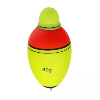 80g 100g Luminous Electronic Led Light Fishing Float Boia Can Change Color Stick Bobber Buoy Glowing Night Fishing Floats Tools 80g