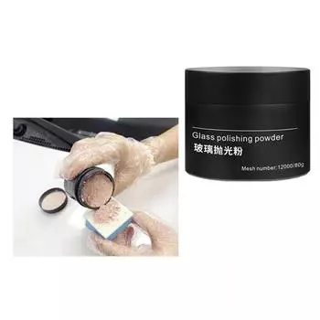 80G Glass Polish Cerium Oxide Powder Car Window Polishing Mirrors Powder Glass Remove Composite Rare Repair Tool onesize