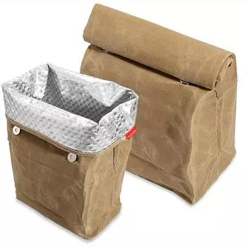 80 л Изолированная сумка-холодильник Портативная складная сумка для обеда на открытом воздухе 8A масляно-восковая холщовая сумка для обеда Сумка для пикника и кемпинга