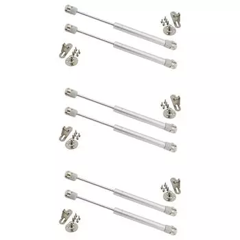 80N/100N/120N газовая пружина, петли для шкафа, мягкое закрытие, открытие, 2 шт., гидравлический газовый держатель, бесшумный для кухонного шкафа 80N