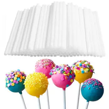80Pcs Safe Food Sticks Good Quality Material Cake Lollipop Candy Dessert DIY Tools For Making Cake Pops, Lollipops Kitchen Tool