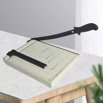 829-4 Резак для бумаги формата А4 с металлическим основанием Портативный DIY гильотинный фототриммер для офиса