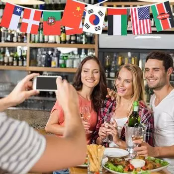 82-футовые национальные флаги, флаги мира со 100 разными странами