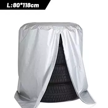 82 X 120 см чехол для автомобильной шины 4 колеса запасные колпаки серебристые шины для зимы и лета полиэстеровые шины протектор сумки для хранения для внедорожника