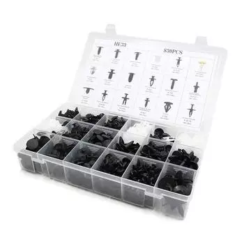 830 шт. Смешанный Автомобильный Крепеж Универсальный Автомобильный Клипса для Упаковки в Коробке Фиксатор Крыла Фиксатор Багажника для Ford NISSAN
