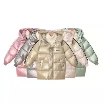 839 теплая куртка на толстой хлопковой подкладке, которую можно не снимать зимой, детская утепленная одежда на хлопковой подкладке средней и длинной длины, детская одежда на хлопковой подкладке 110cm зелёный