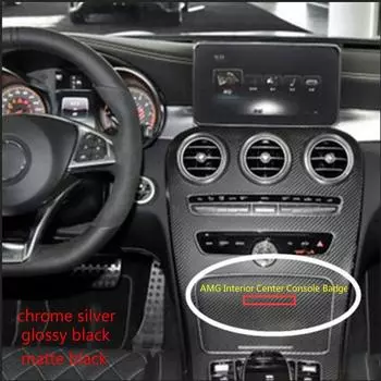 83 мм буквенный значок-эмблема для Mercedes + des Be + nz A + MG, внутренняя центральная консоль, брелок с логотипом, аксессуар для стайлинга автомобиля, 3D наклейка для CE GLK GLA серебряный