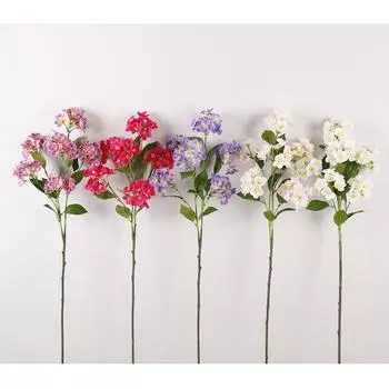 83 см Длинный китайский стиль Одиночная ветка Яблоня Цветок для дома Гостиная Отель Украшения Искусственные цветы Реквизит Ins