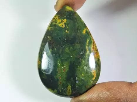 83Cts. Африканский красный кровавик груша кабошон натуральный россыпью драгоценный камень 31X46 MM ET-23