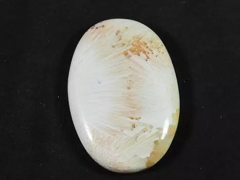 83Cts. Розовый сколоцит овальный лечебный кристалл кабошон россыпью драгоценный камень 32X48MM SK-2460