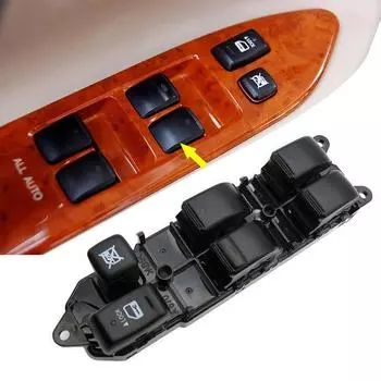 84040-60090 Главный выключатель стеклоподъемника Выключатель электростеклоподъемника для Lexus LX470 Toyota Land Cruiser 100,2003-2007 чёрный