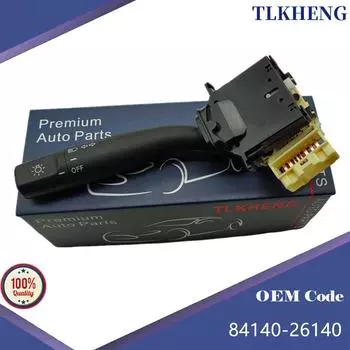 84140-26140 Переключатель фар, противотуманных фар, переключатель указателя поворота для Toyota 4runner Avalon Camry Celica Prius Rav4 Sienna 1996-2003 чёрный
