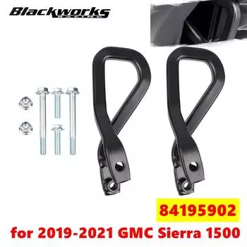 84195902 Крюк для прицепа, передние буксировочные крюки с болтами, подходят для GMC Sierra 1500 2019-2025 TH-1037-BK чёрный