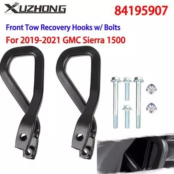 84195907 Черные передние буксировочные крюки с болтами для GMC Sierra 1500 2019-2025 TH-1037-BK чёрный
