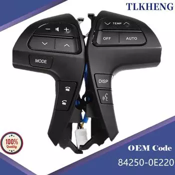 84250-0E220 Кнопка управления аудиосистемой на рулевом колесе для TOYOTA 2009-2015 HIGHLANDER 2006-2012 Camry