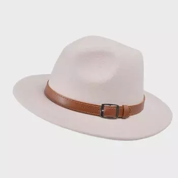 8444 Big Brim Sun-Proof Sun Protection Outdoor Fedora Hat Fashion Western Cowboy Hat Men British Gentleman Top Hat New Arrival Beige