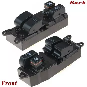 84820-10090 Новый правый переключатель стеклоподъемника для Toyota Hilux Hiace Land Cruiser 1996-2008 чёрный