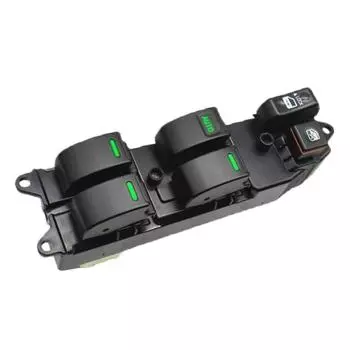 84820-33170 Переключатель стеклоподъемника Переключатель управления стеклоподъемником Светодиодный зеленый для Toyota Scion XB XA Vios Camry Land Cruiser Prado Sienna чёрный
