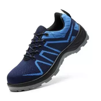 -84 Holfredterse для мужчин рабочие туфли со стальным носком легкие дышащие складские строительные защитные туфли 44