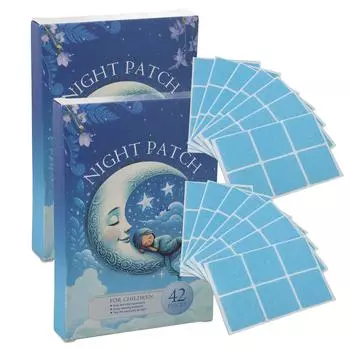 84 шт. Детские Пластыри для сна, Расслабляющие Успокаивающие Наклейки Перед Сном, Пластыри, Способствующие Сну Для Детей