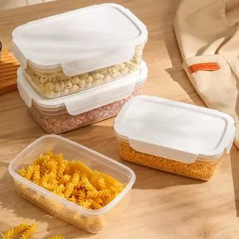 850/1400 мл прозрачный органайзер для холодильника контейнеры для хранения продуктов свежие овощи фрукты холодильник ящик для хранения кухонный органайзер 1 Set