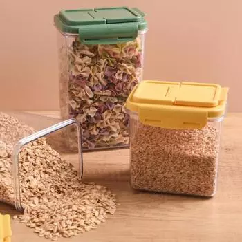 850 мл/1380 мл прозрачный контейнер для хранения пищевых продуктов, герметичный полипропиленовый универсальный герметичный контейнер для пищевых продуктов, кухонные принадлежности 1400ml зелёный