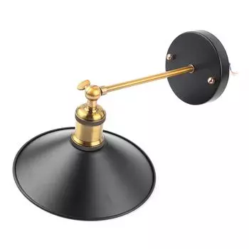 85~265 В Винтажный Лофт Индустриальный Стиль Металлический E27 Настенный Светильник Ретро Лампа Основание Освещение Украшения