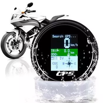 85 мм GPS Спидометр Одометр Водонепроницаемый TFT Экран Trip COG Цифровой Автомобильный Спидометр Для Моторной Яхты Лодки Автомобиль Подвесной Двигатель