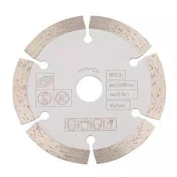 85 мм x 15 мм Алмазная дисковая пила для деревообработки, вращающийся инструмент, режущий диск