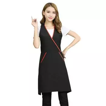 85x72 см анти-кофейный масляный водонепроницаемый кухонный фартук без рукавов для приготовления пищи и выпечки красный