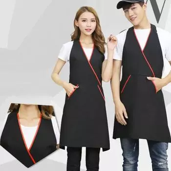85x72 см антимасло магазин водонепроницаемый кухонный фартук без рукавов для выпечки кофе и приготовления пищи кофейный