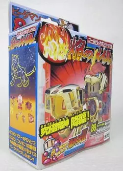 86 Bomberman Bakugaiden II Flame Mail Gold Leo Bomber Mail B-Daman