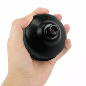 86 мм 16-канальный алюминиевый ключ для масляного фильтра, съемник головок, автомобильные аксессуары, черный ключ для замены масла в двигателе чёрный