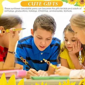 86 шт. шариковая ручка с бусинами и деревянными бусинами для поделок, цветочные бусины, стразы для поделок своими руками на рождественскую вечеринку