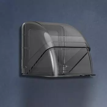 86 Тип Открытая розетка Защитная крышка Электрическая вилка для ванной комнаты Водонепроницаемая крышка Розетка Непромокаемая коробка Электроприборы чёрный