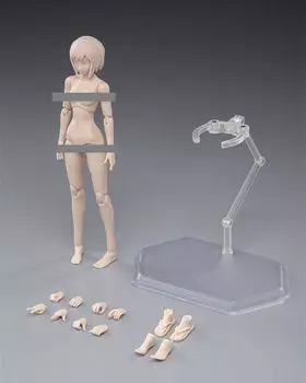 86TOYS для фигурки Pearl Whitening Skin Manga Anime Style женское тело и неокрашенная голова и кулак набор маленький [TOYBARJAPAN] T86-ST 1/12