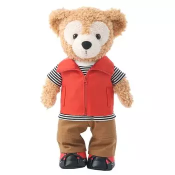 874 Мягкий костюм животного Манабу Красный жилет Даффи Размер S Костюм ручной работы [atelier_memory]