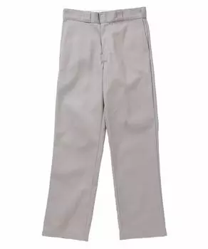 874 Рабочие брюки 28 SL L30 Серебряные низы Брендовые брюки-чиносы Простые прямые брюки Весенняя одежда Осенняя одежда [Dickies] Мужские полной длины