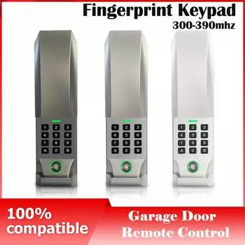 877MAX клавиатура с отпечатками пальцев 315/390 МГц беспроводной открыватель ворот входная система Chamberlain Sears Craftsman устройство открывания гаражных ворот